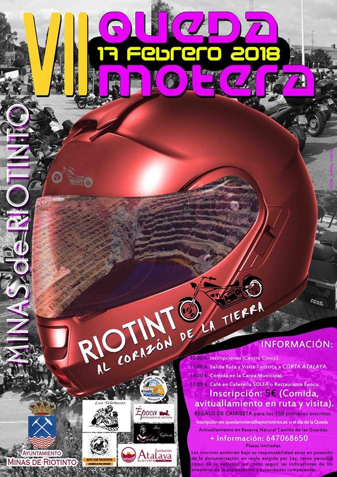 Riotinto acoge el próximo sábado su VII Queda Motera Al Corazón de la Tierra