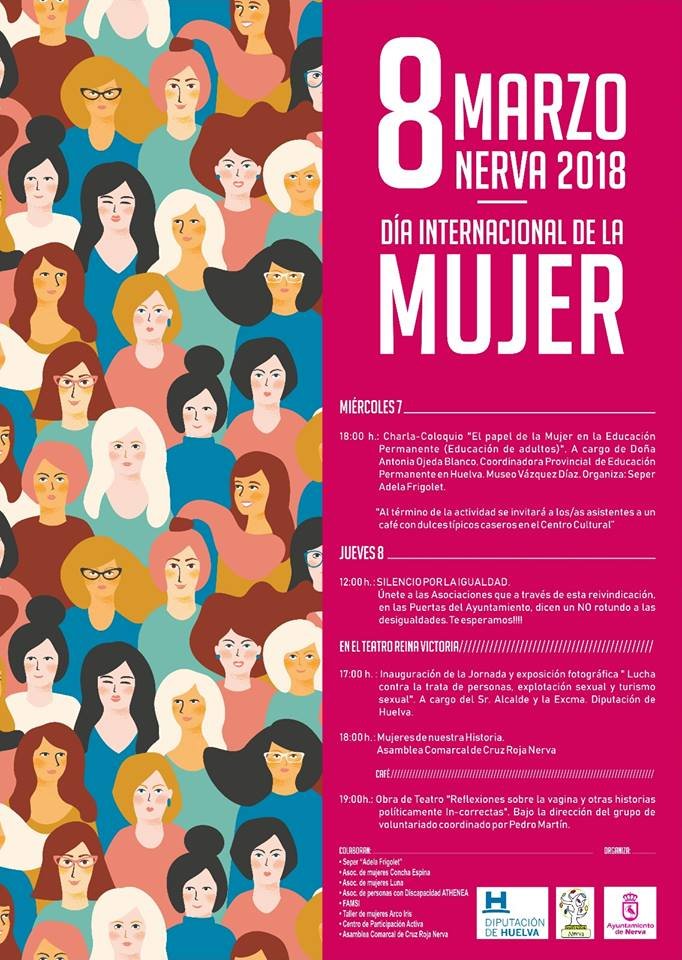 Charlas, jornadas, exposiciones y teatro para conmemorar el 8 de marzo en Nerva