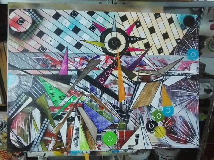 Gonzalo Ahumada muestra su línea abstracta en la Robles de Nerva