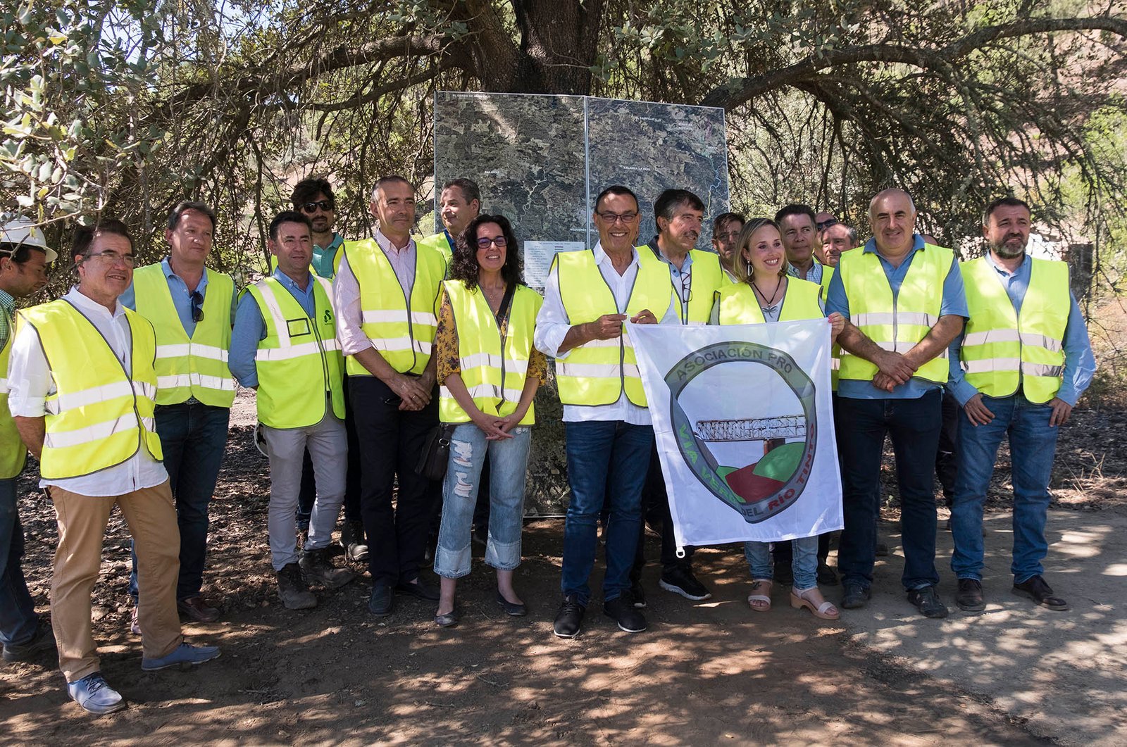 Comienzan las obras del Camino Natural del Río Tinto entre las estaciones de Los Frailes y de Berrocal