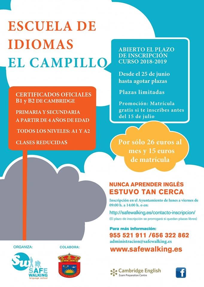 Nuevo curso de la Escuela de Idiomas en El Campillo