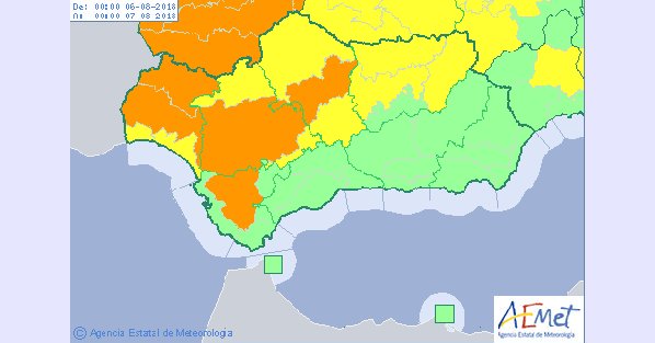 Aviso rojo en la Cuenca Minera por temperaturas de hasta 44 grados