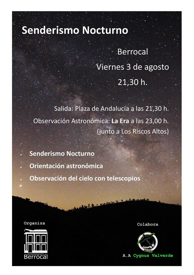 Berrocal convoca una jornada astronómica en La Era