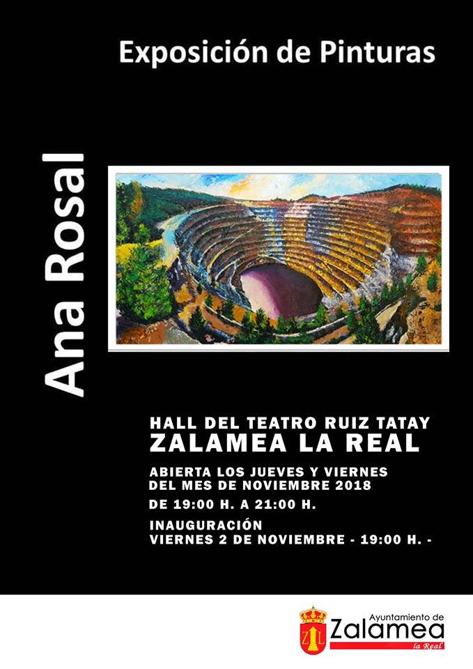 La pintora nervense Ana Rosal expondrá sus obras en Zalamea