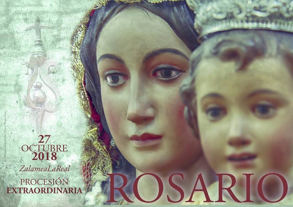 La Virgen del Rosario regresa a Zalamea tras su restauración