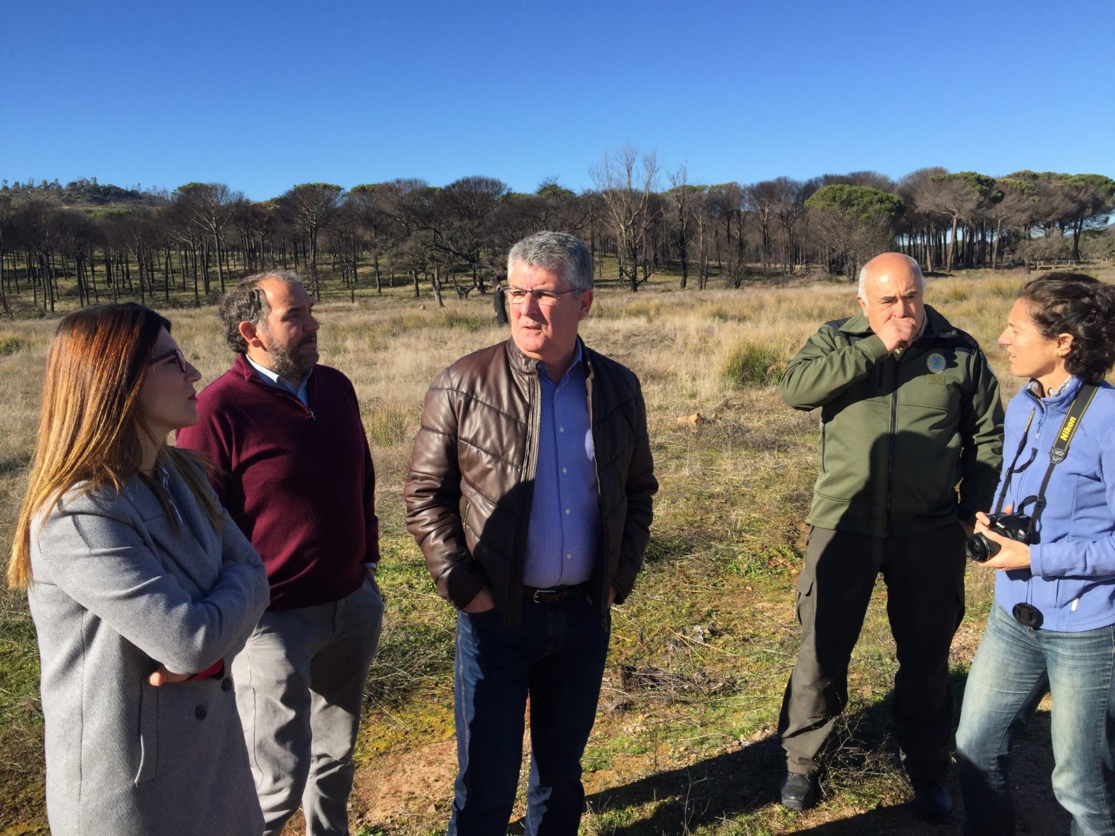 Inician trabajos de restauración en la zona afectada por el incendio de La Granada