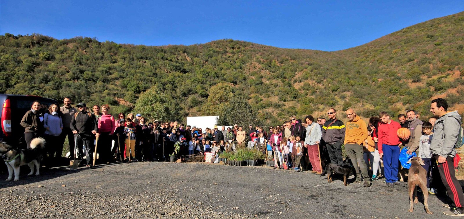 Más de 150 personas piden en Berrocal la restauración de las zonas incendiadas