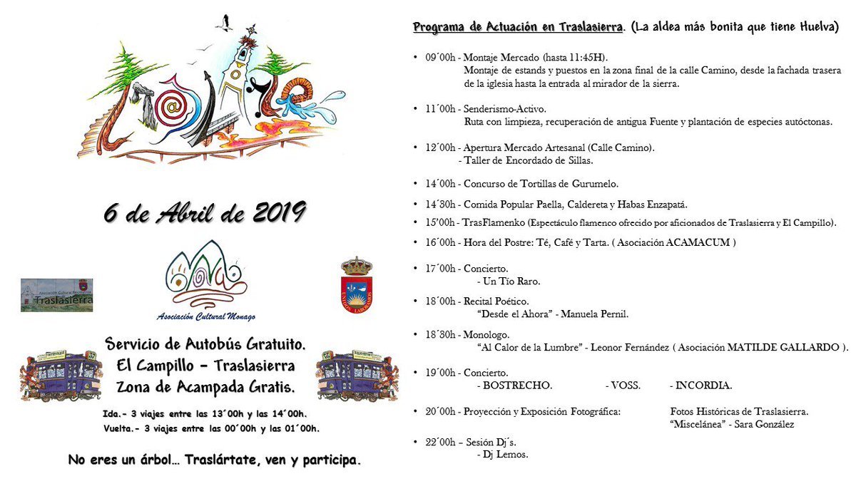 Cultura y naturaleza se unirán en Traslasierra durante 12 horas ininterrumpidas de actividades