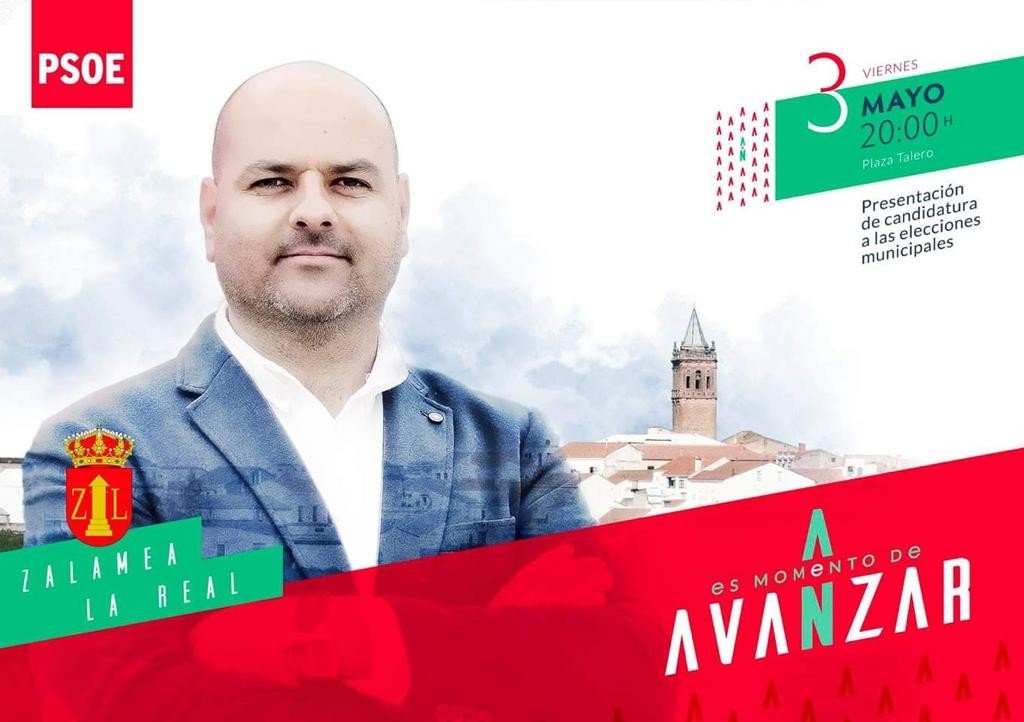 El PSOE presenta este viernes su candidatura a la Alcaldía de Zalamea