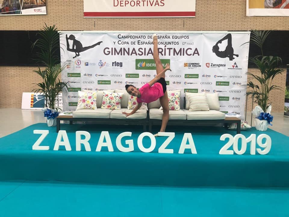 La nervense Lucía Paiseo se cuela en la final del Campeonato de España en cuerda y cinta