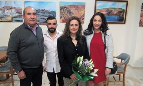 La campillera Pastora Pascual expone ‘Cobre mío’ en Riotinto