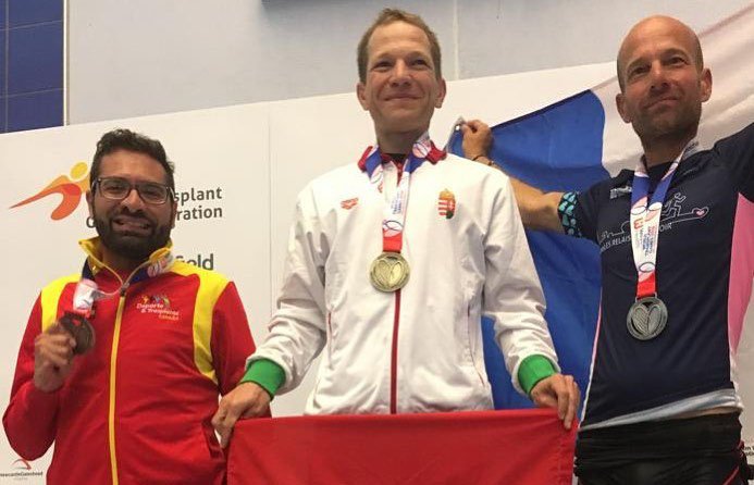 Samu Delgado logra medalla en los Campeonatos del Mundo para Trasplantados