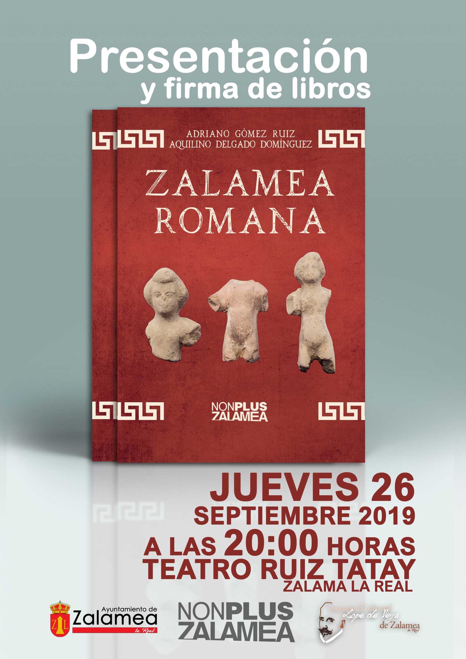 Adriano Gómez y Aquilino Delgado desmontan los bulos sobre la historia de Zalamea