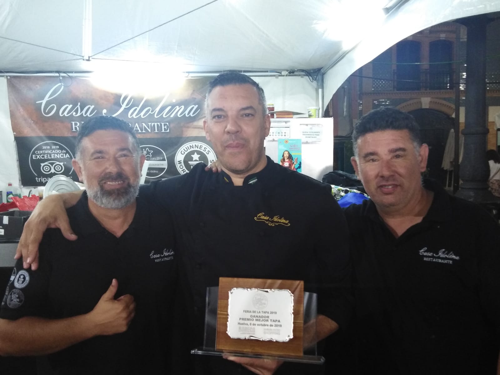 Casa Idolina gana por tercer año consecutivo la Feria de la Tapa de Huelva