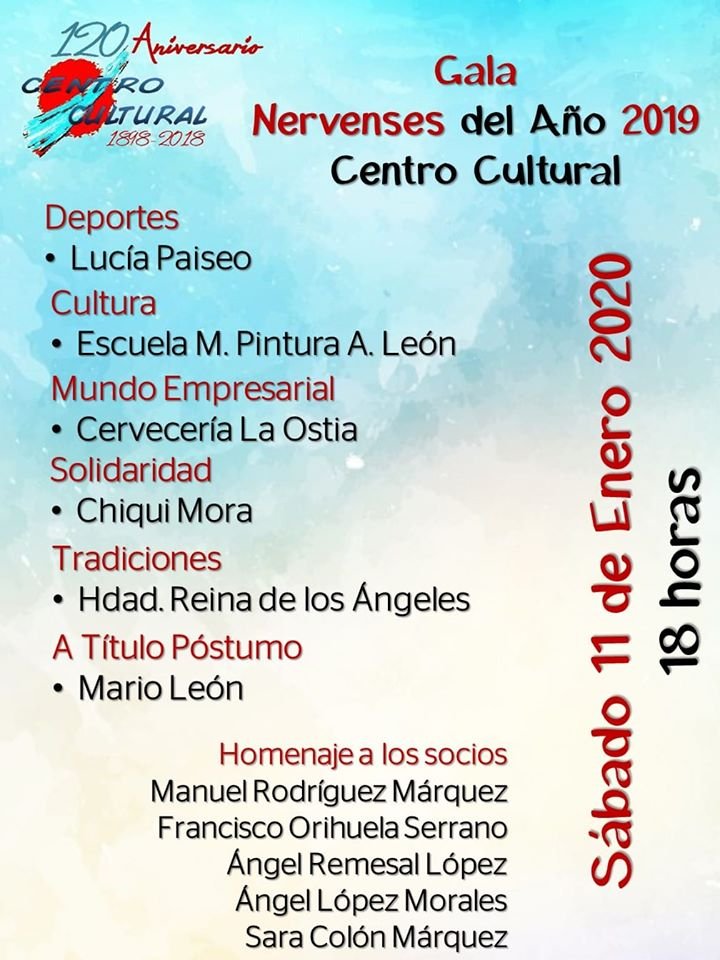 Chiqui Mora y Lucía Paiseo, entre los Nervenses del Año 2019