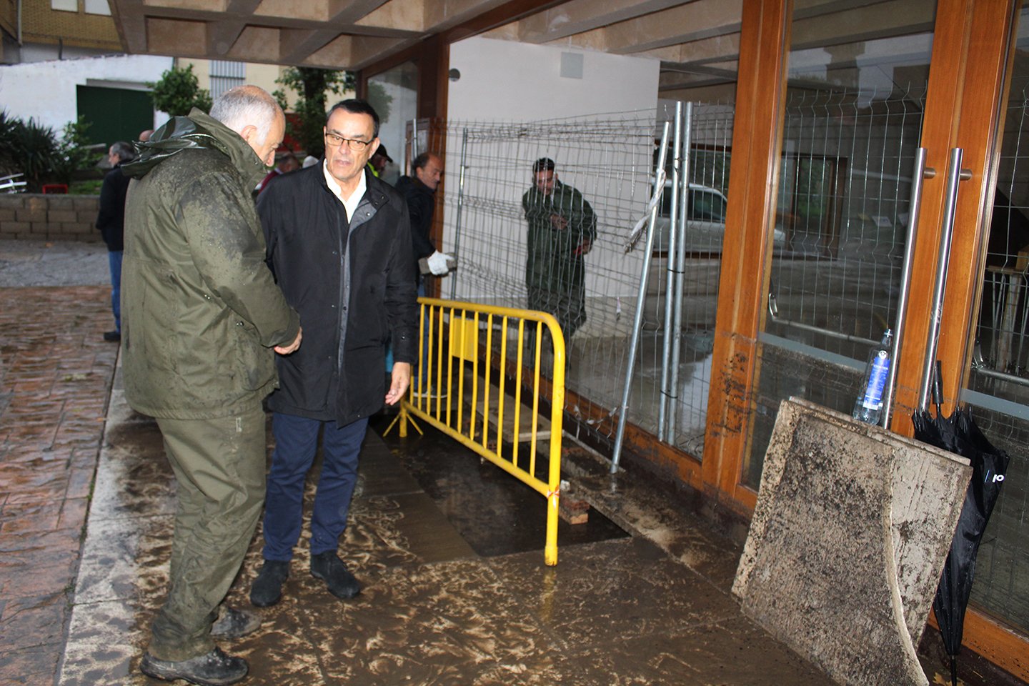 La Diputación pone 30.000 euros para paliar los daños del temporal en Nerva