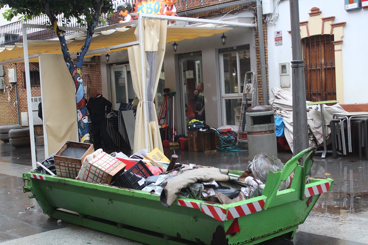 Abren otra cuenta solidaria para ayudar a los afectados por el temporal en Nerva