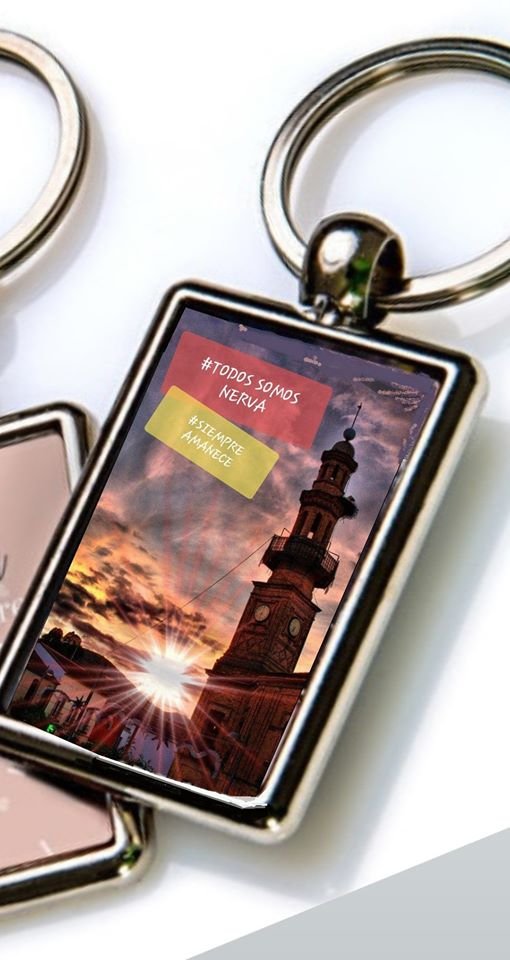 Crean un llavero solidario para ayudar a los afectados por el temporal en Nerva