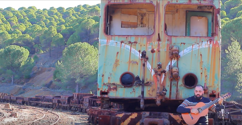 El músico nervense José Carlos Escobar graba su nuevo single en la Cuenca Minera