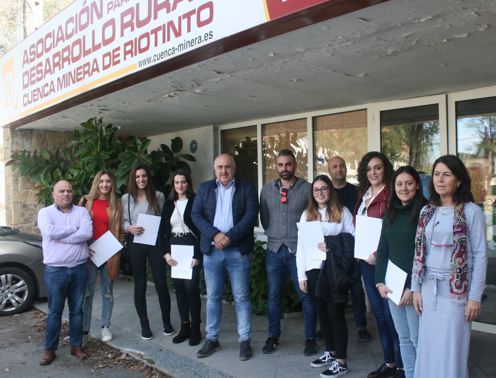 Once jóvenes de la Cuenca finalizan sus prácticas becadas en empresas