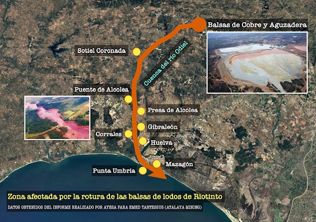 Mesa de la Ría augura un «desastre medioambiental» en Riotinto