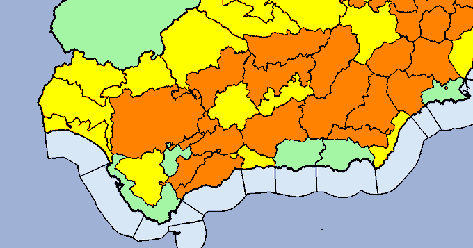 La Cuenca Minera, de nuevo en aviso amarillo este viernes y sábado