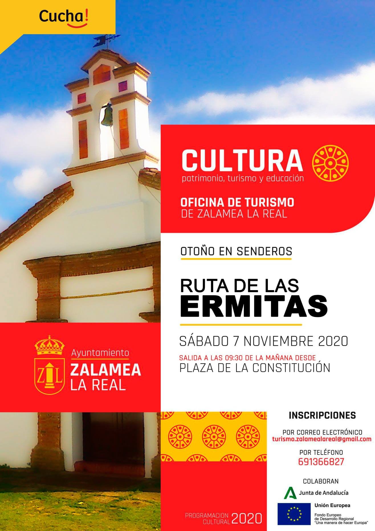 Zalamea organiza una ruta de senderismo por sus ermitas este sábado