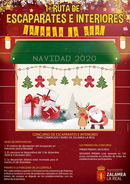 La I Ruta de Escaparates e Interiores de Zalamea comienza este sábado con al menos 34 negocios