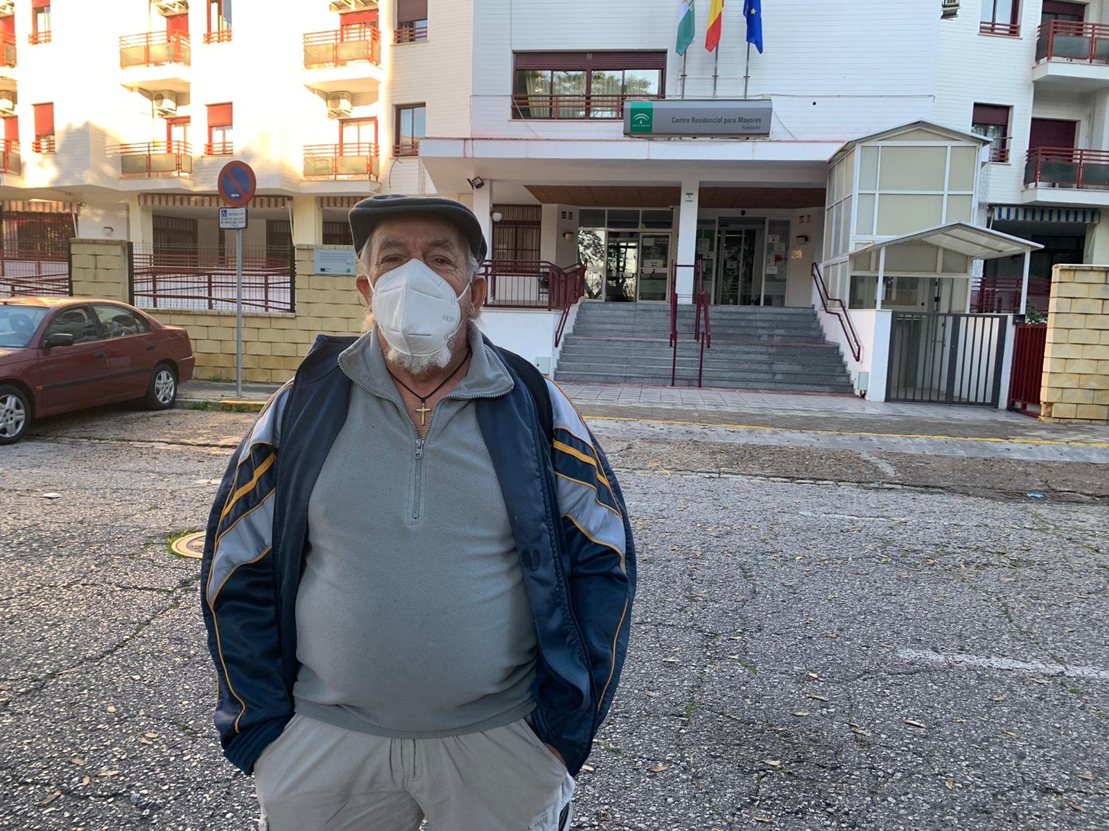 Melchor García, la primera persona de la Cuenca Minera en vacunarse de la covid
