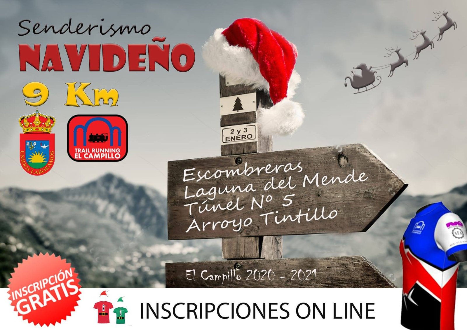 El Trail Running El Campillo organiza una ruta de senderismo para el 2 y 3 de enero