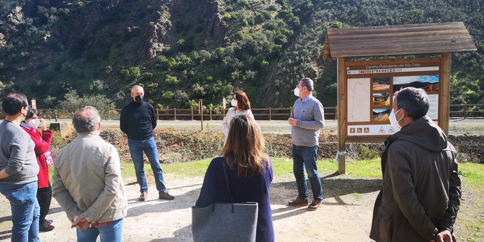 La Diputación de Huelva invierte 30.000 euros en la mejora del Camino Natural del Río Tinto