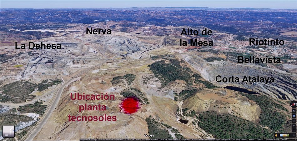 Ecologistas rechaza el proyecto de la planta de Tecnosuelos en Riotinto
