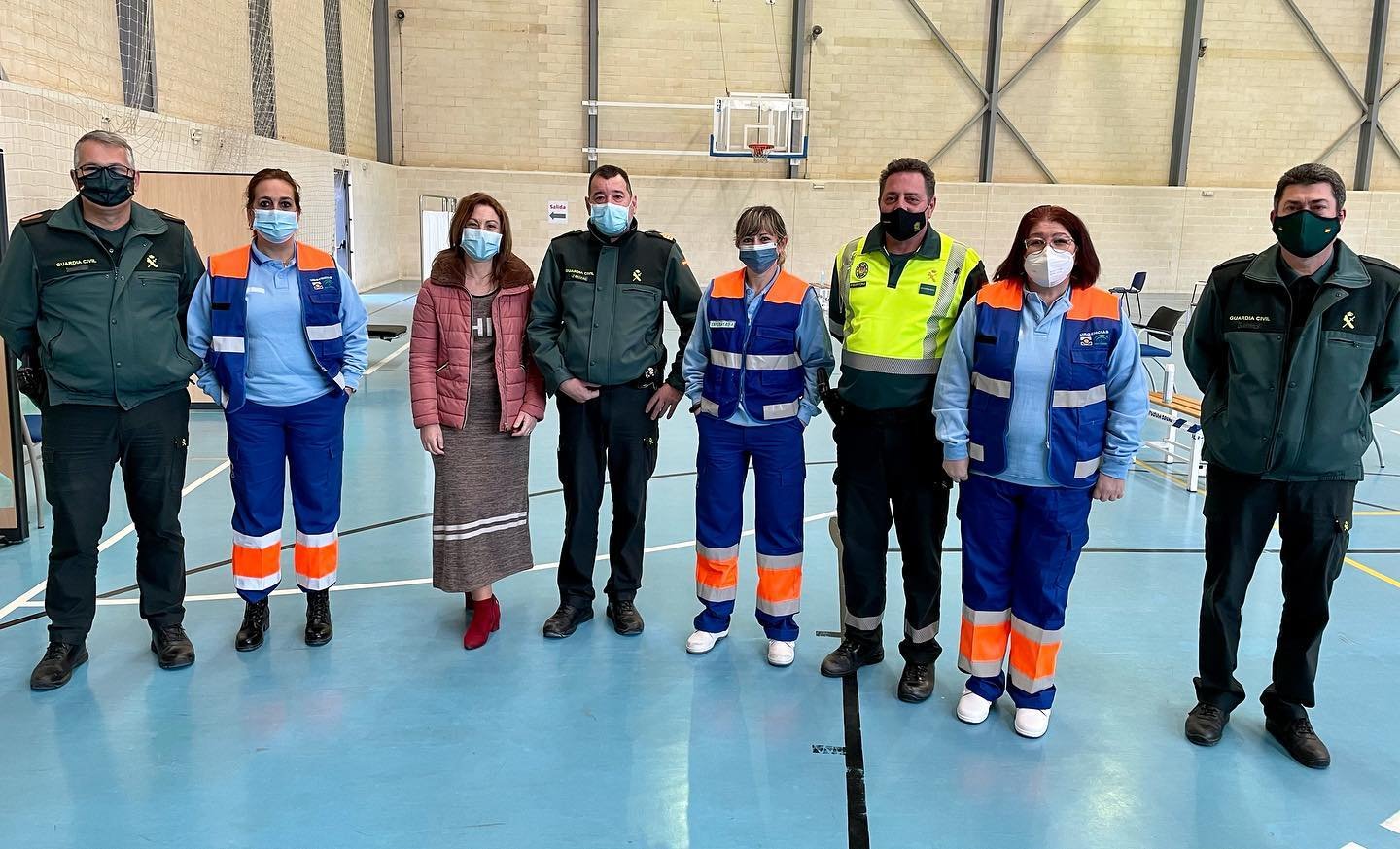 Comienzan a vacunar a los guardias civiles de la Cuenca Minera