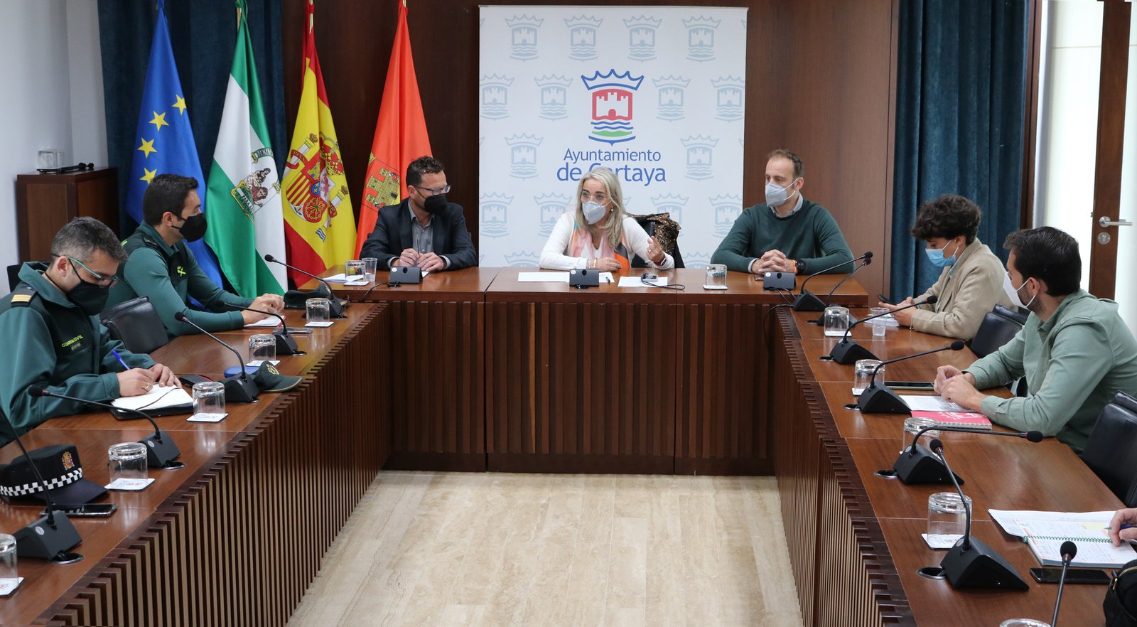 La Comisión de Seguridad del COVID-19 en Cartaya intensifica la vigilancia en los tres núcleos