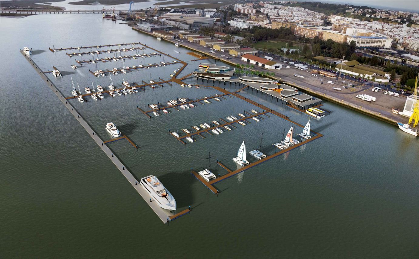 Adjudican la nueva instalación náutica del Puerto de Huelva