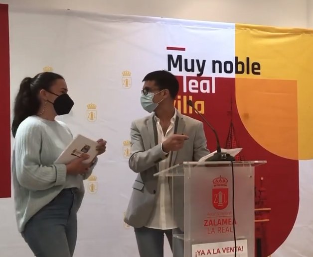 Un cuento relata la historia como donante de médula de la zalameña Noelia Romero