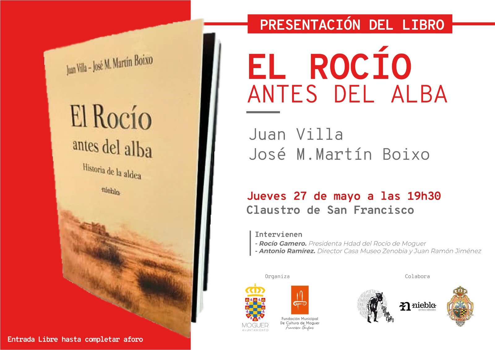 El primer libro sobre la historia de El Rocío se presenta este jueves en Moguer