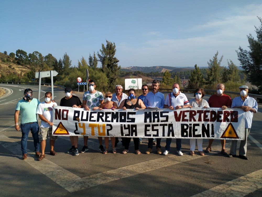 Denuncian la llegada a Nerva de otras 6.500 toneladas de residuos tóxicos desde Montenegro