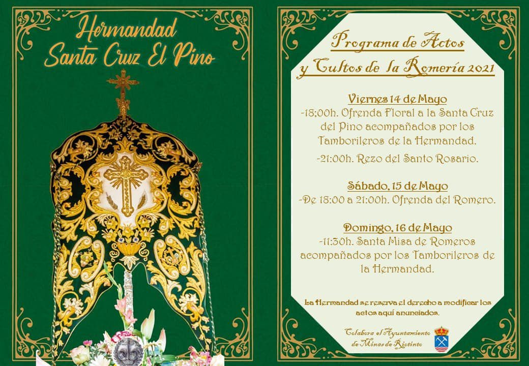 Comienzan los cultos por la Romería del Pino de Riotinto