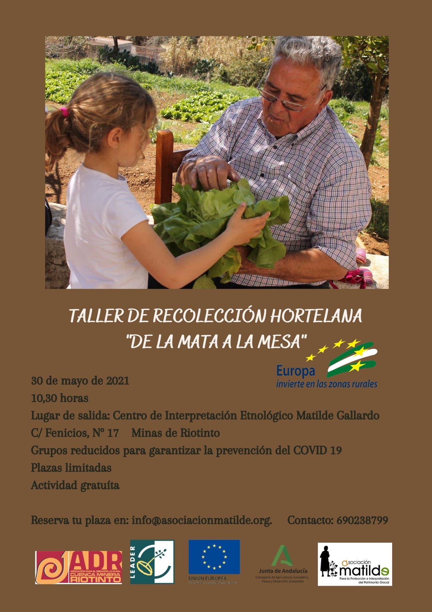 La Asociación Matilde inaugura este domingo su Huerto de Verano