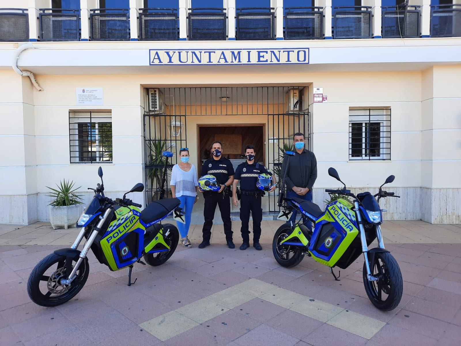 La Policía Local de El Campillo estrena dos motos eléctricas