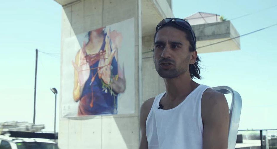Víctor García, el ‘minero’ que lleva el arte a las calles