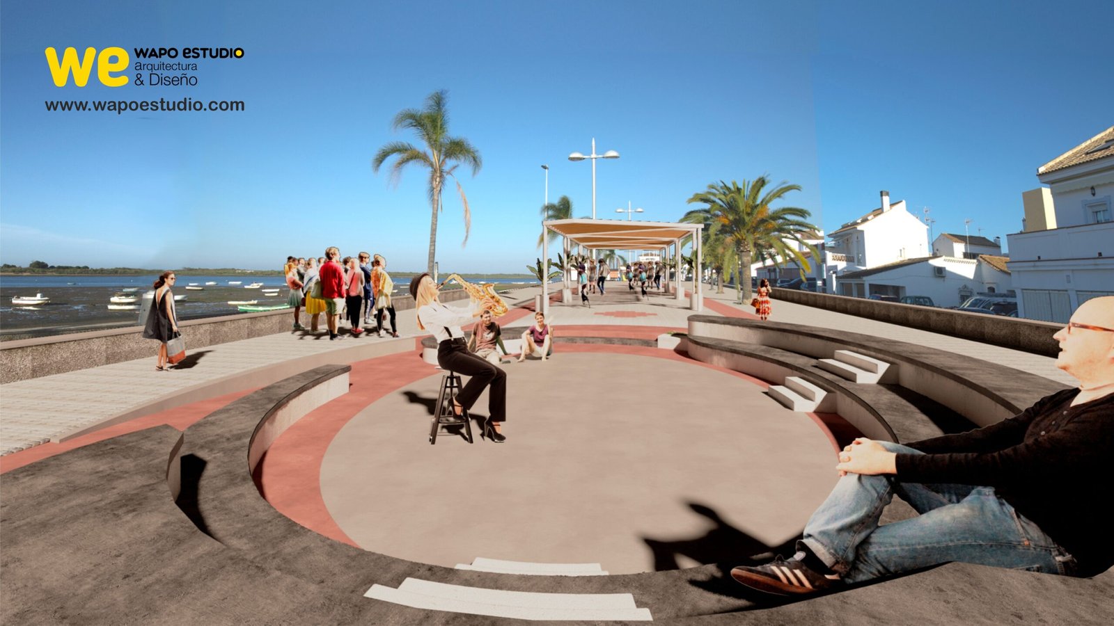 Así será el renovado Paseo Marítimo de El Rompido