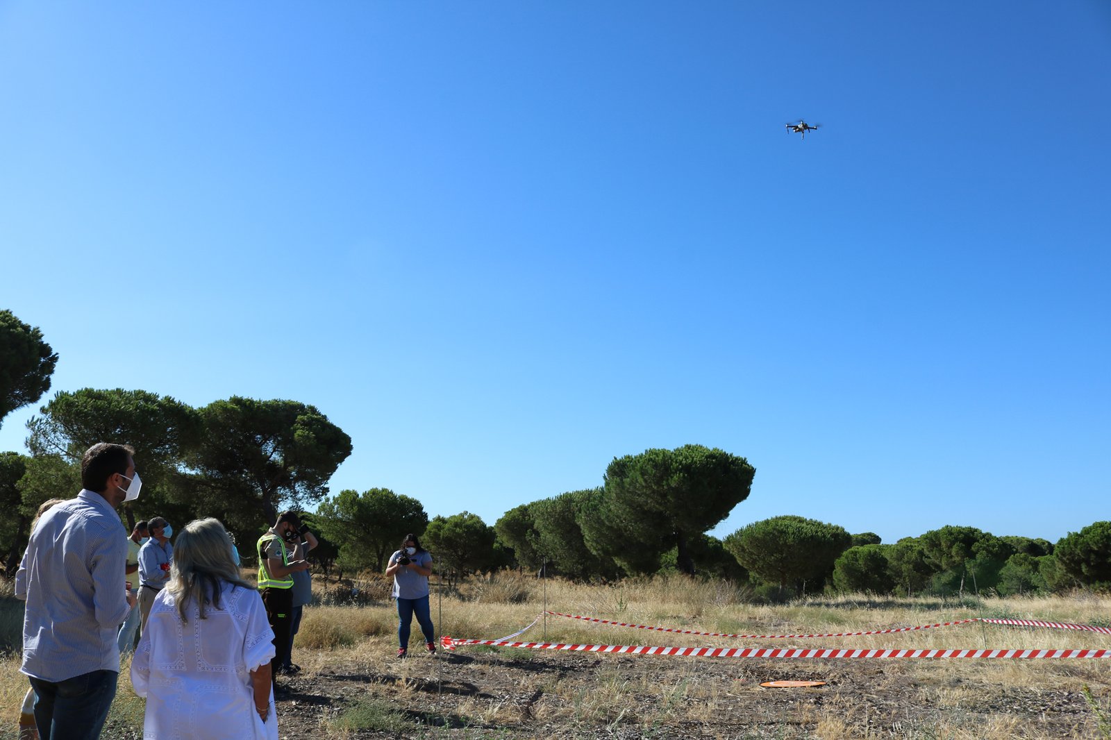 Cartaya vigila el pinar y la zona litoral con drones para prevenir los incendios forestales