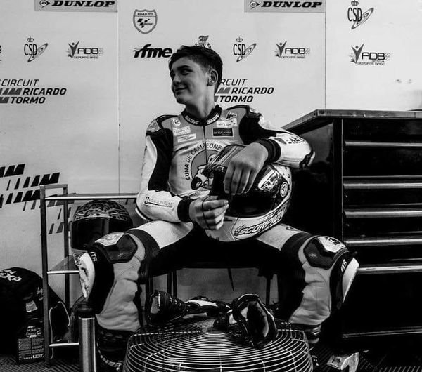 Muere a los 14 años el joven piloto onubense Hugo Millán