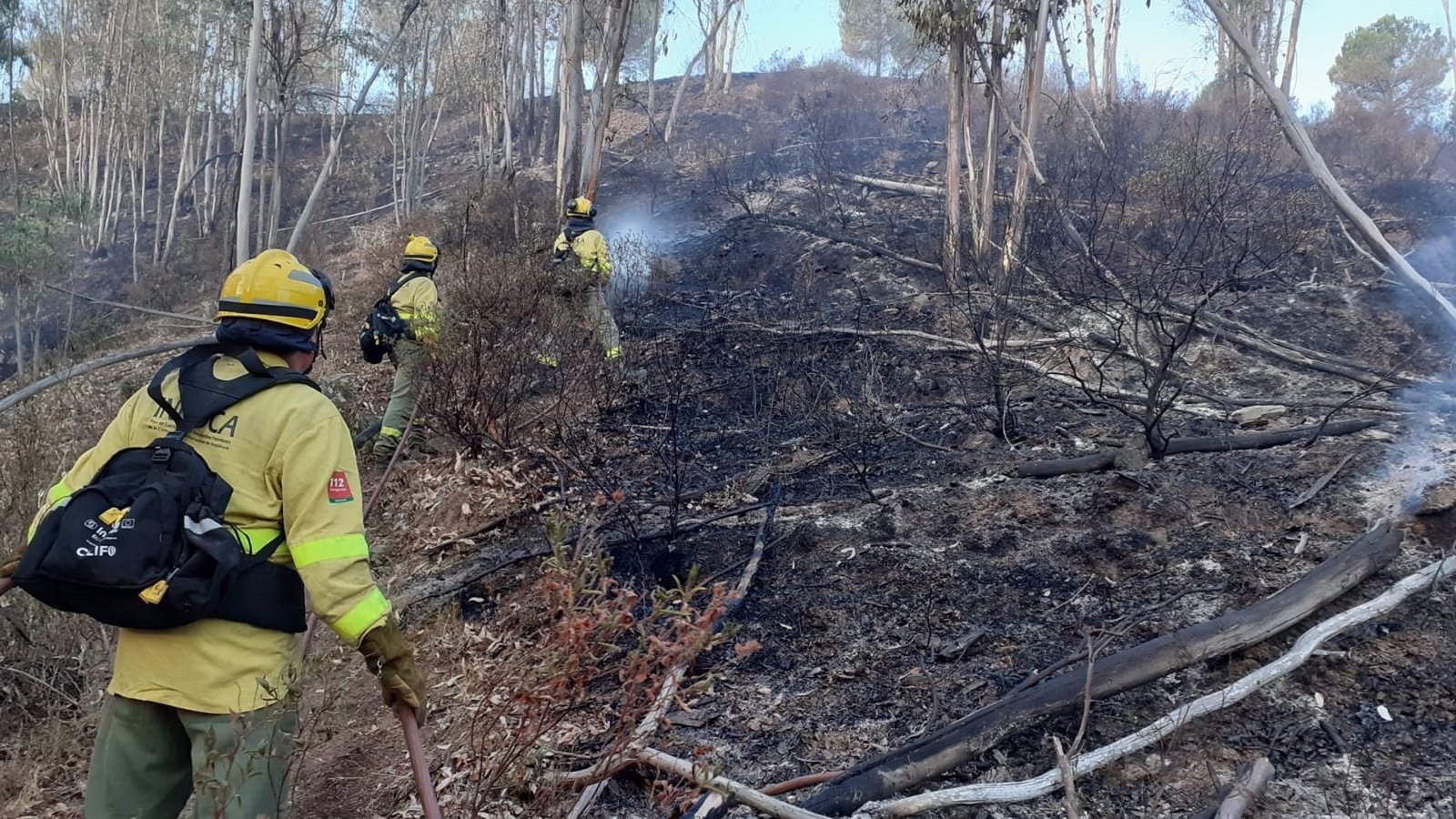 El incendio de Villarrasa calcina finalmente 870 hectáreas y ya está controlado