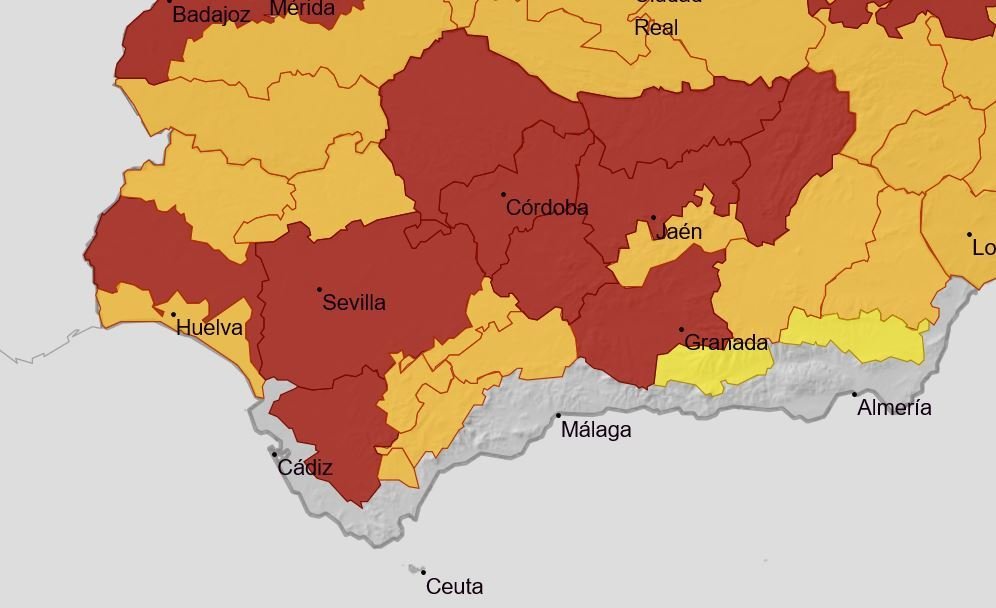 La Cuenca Minera mantiene el aviso naranja por calor de hasta 42 grados para el domingo