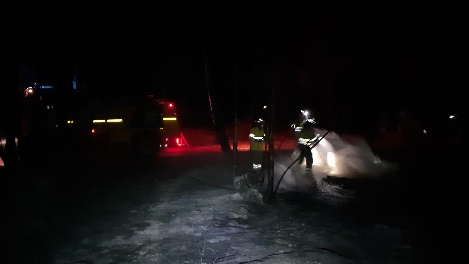 Estabilizado el incendio de Bonares donde se desactiva el nivel 1 de emergencia