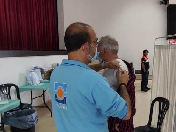 Vacunación sin cita en Riotinto el lunes y el jueves frente al Ayuntamiento