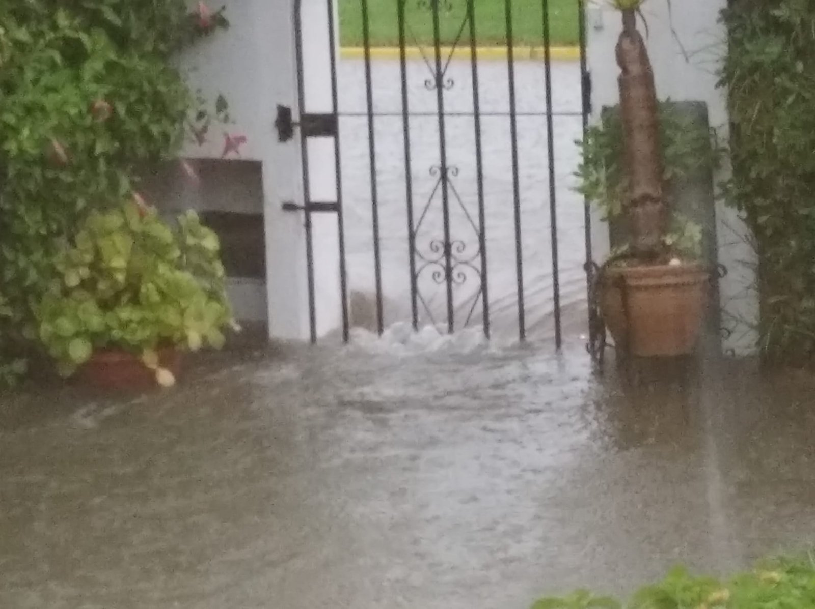 Noche de agua y granizo en gran parte de Huelva